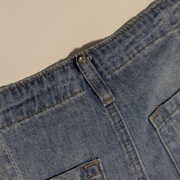 RM Rebecca Minkoff Light Wash Jeans Tapered Joggers Womens Medium Pants Blue - Picture 6 of 6